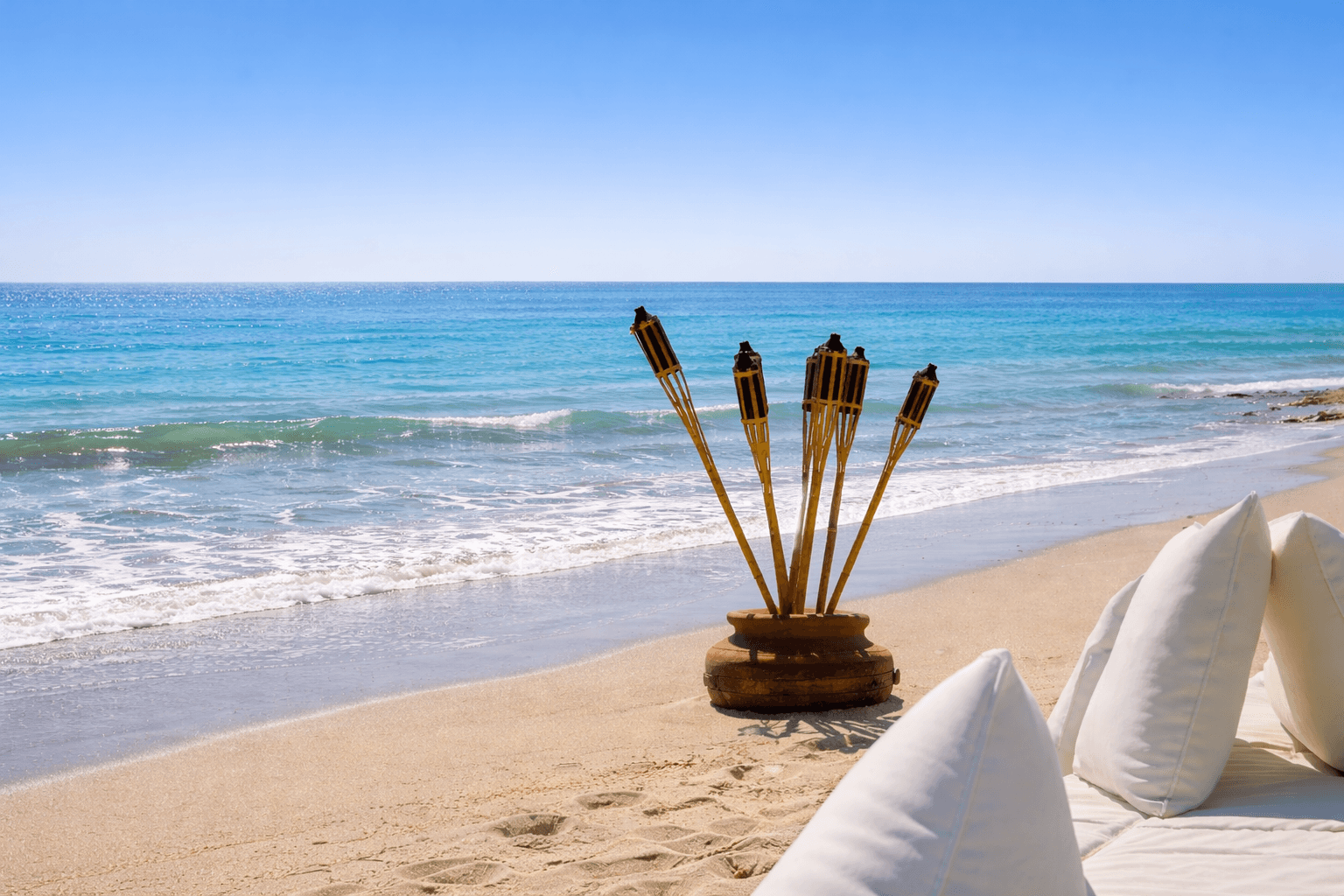 Beachfront rental banner